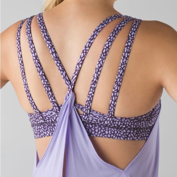 Lululemon Tank Top Women’s Size 6 Nouveau Limits Tank Top Lilac workout top - Picture 12 of 13